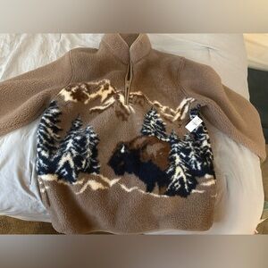 Old Navy Sherpa Buffalo M Medium NWT